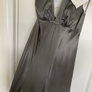 White House Black Market formal silk dress